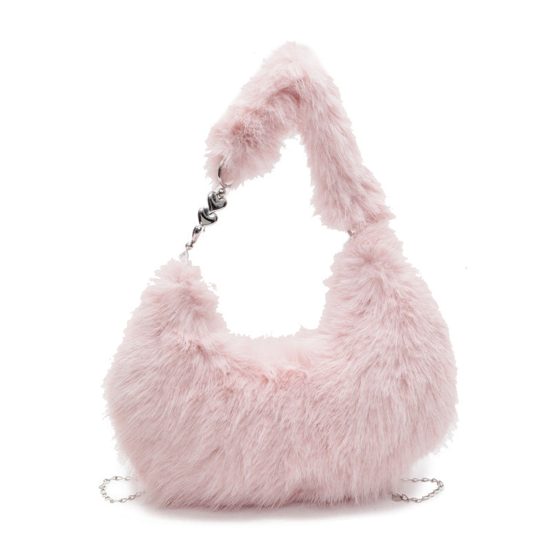 Plush Shoulder Bag with Unique Design Stornfield