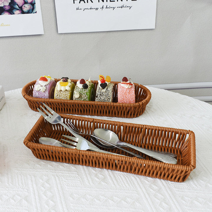 Rectangular Handwoven Storage Tray Stornfield