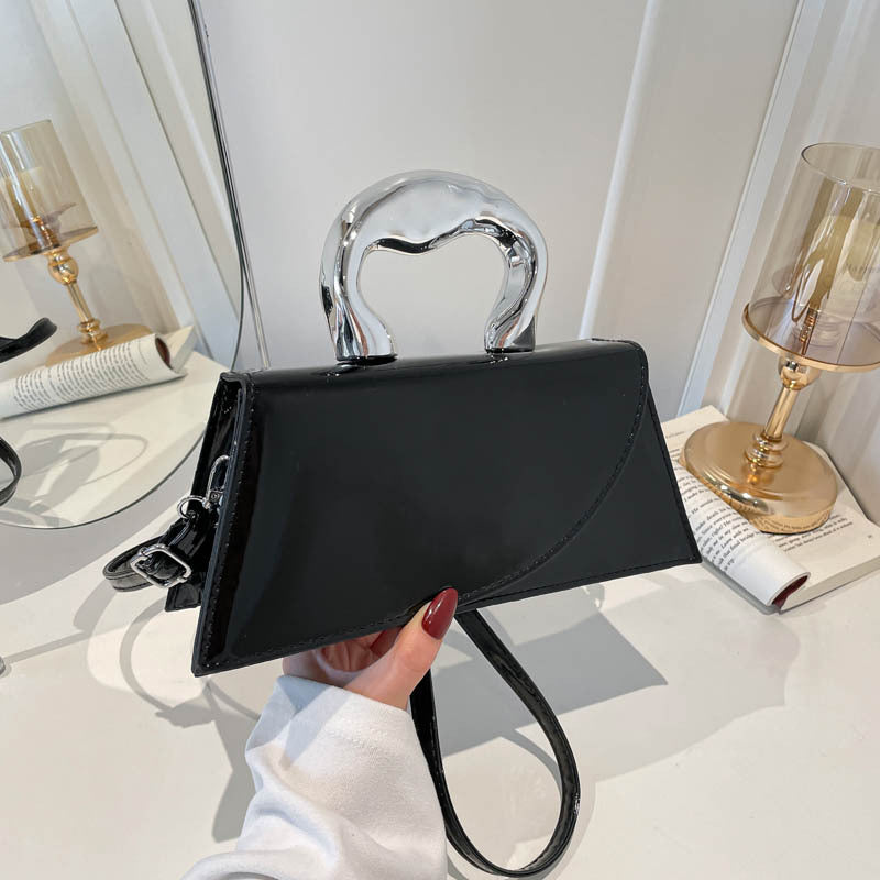 WoChic Patent Leather Handheld Purse Stornfield