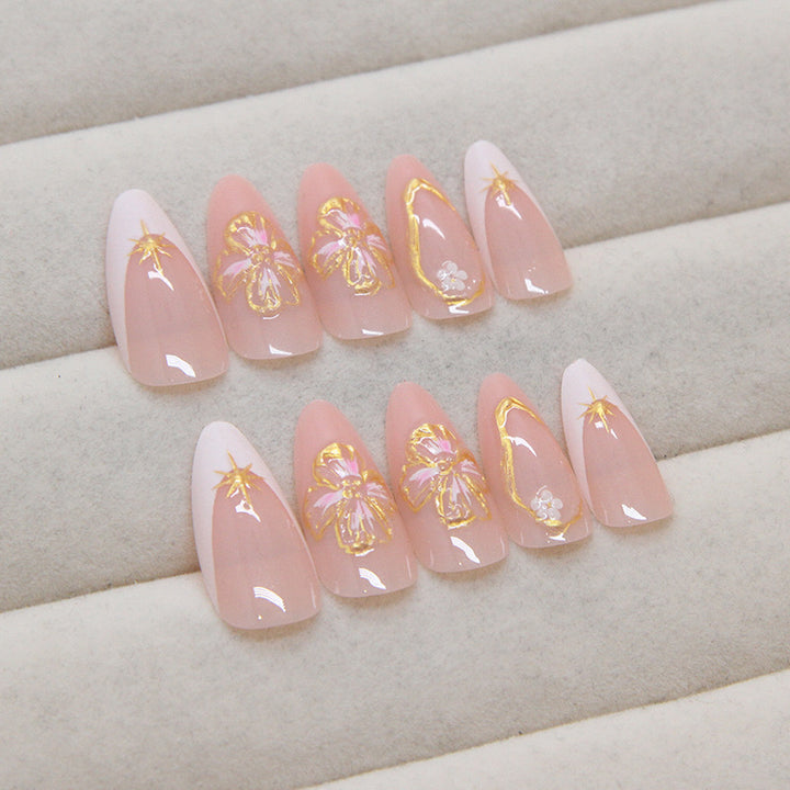 Artistic Long-Stiletto Nail Extensions Stornfield