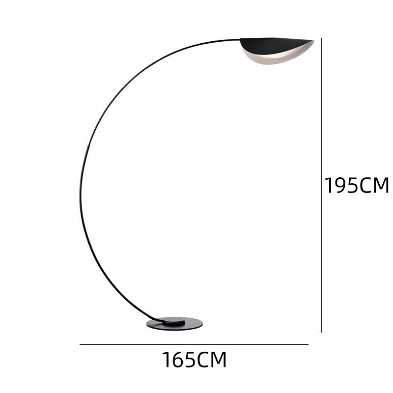 Modern Arc LED Floor Lamp with Adjustable Brightness