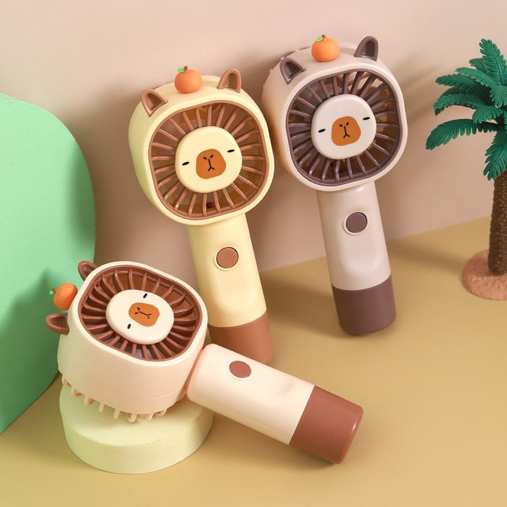 Unisex Portable Mini Hand Fan with Cute Animal Design Stornfield
