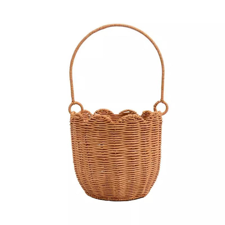 Handwoven basket with handle Stornfield