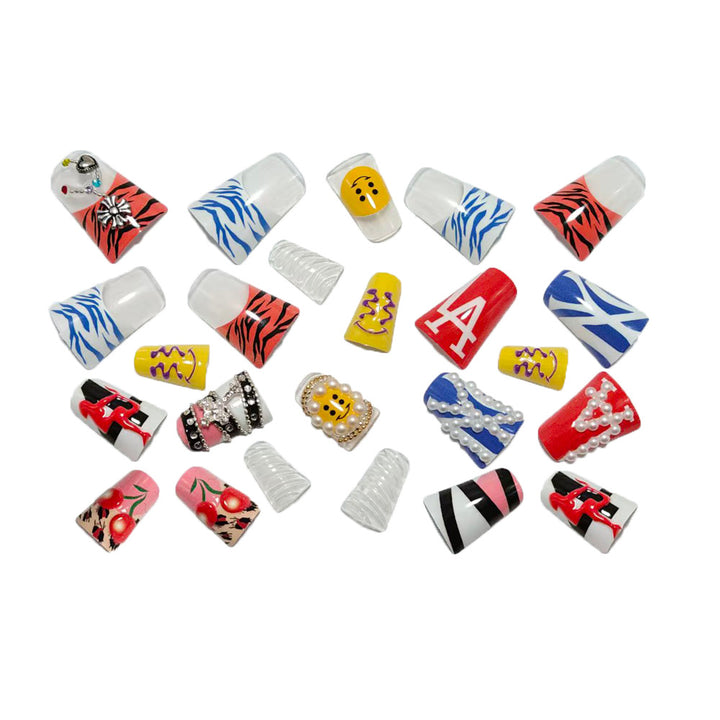 Artificial nails with extravagant designs Stornfield