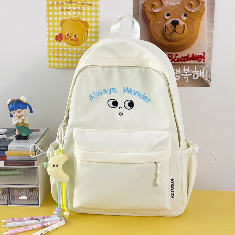 Playful Illustrated Character Backpack Stornfield