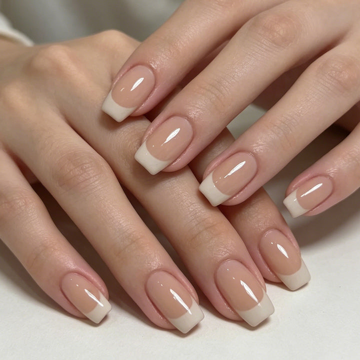 French Tip Nail Design Enhancements Stornfield