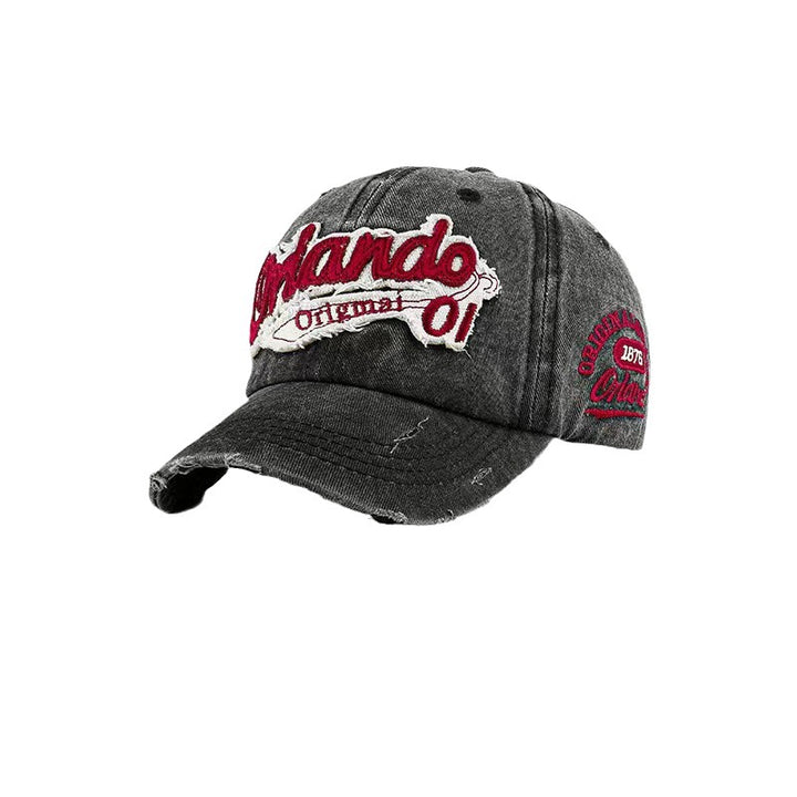 Men's Distressed Vintage-Inspired Baseball Cap Stornfield