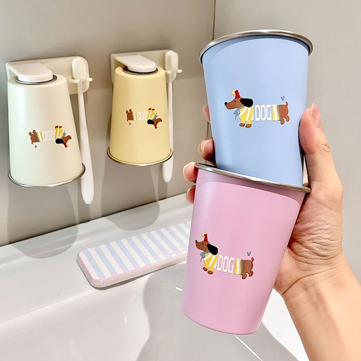 Wall cup holder with creative animal motif Stornfield
