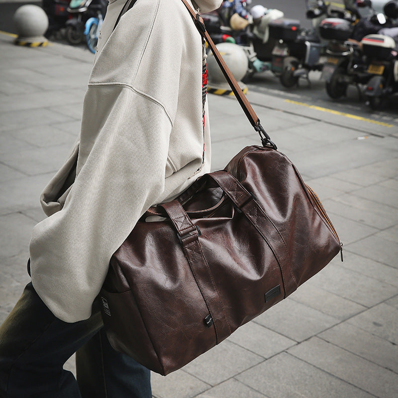 Multifunctional Sports and Travel Bag Made of Durable Synthetic Leather Stornfield
