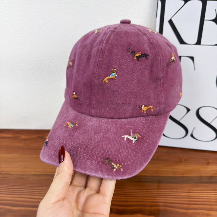 Unisex Embroidered Dog-Themed Baseball Cap Stornfield