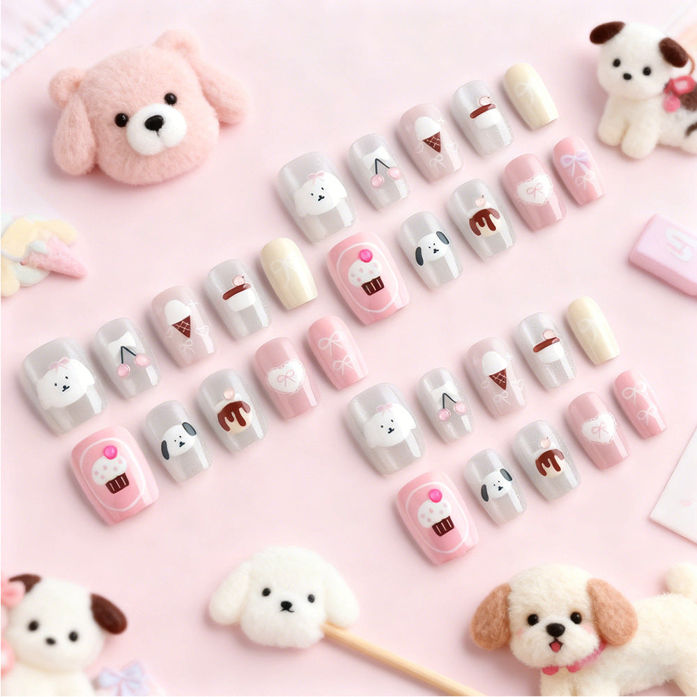Cute Themed Press-On Nail Set Stornfield