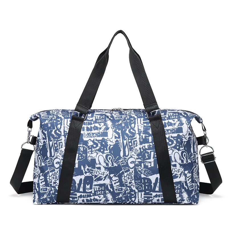 Graphic Patterned Sports Duffel Bag Stornfield