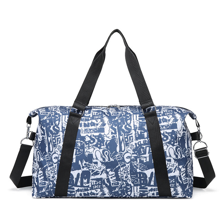 Graphic Patterned Sports Duffel Bag Stornfield