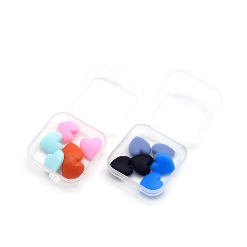 Heart-Shaped Silicone Keychain Holders Stornfield