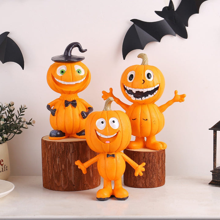 Funny Halloween Pumpkin Figure Stornfield