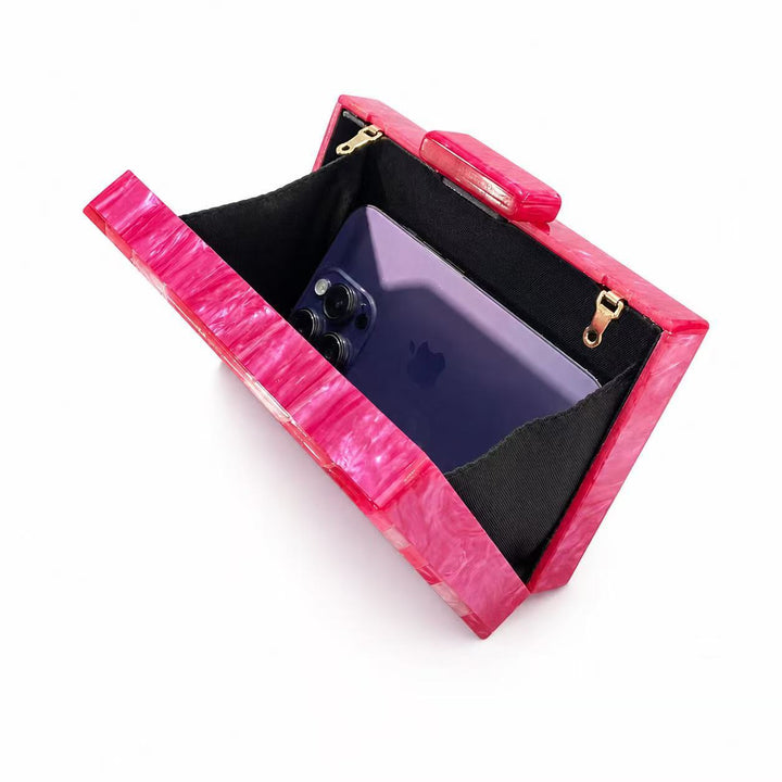 Geometric Acrylic Clutch