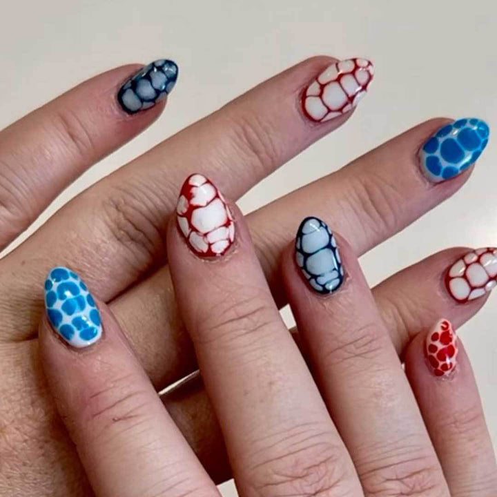 Artistic Abstract Nail Art