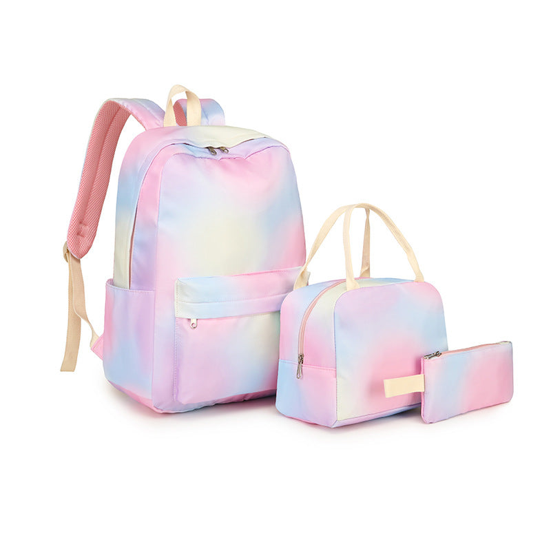 Stylish Cow Print Backpack and Accessory Set Stornfield