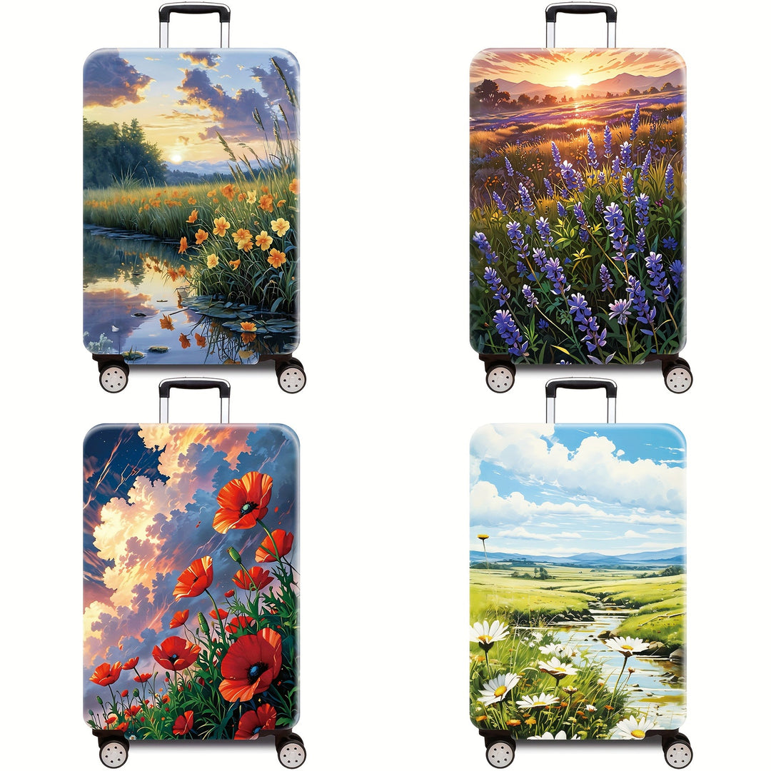 Artistic Floral Hard Shell Suitcase Stornfield