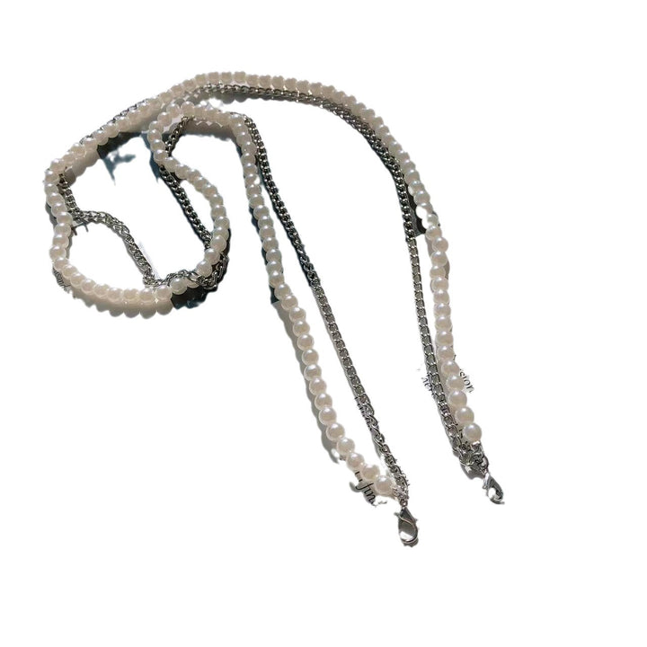 Elegant Pearl and Chain Reading Glasses Holder Stornfield