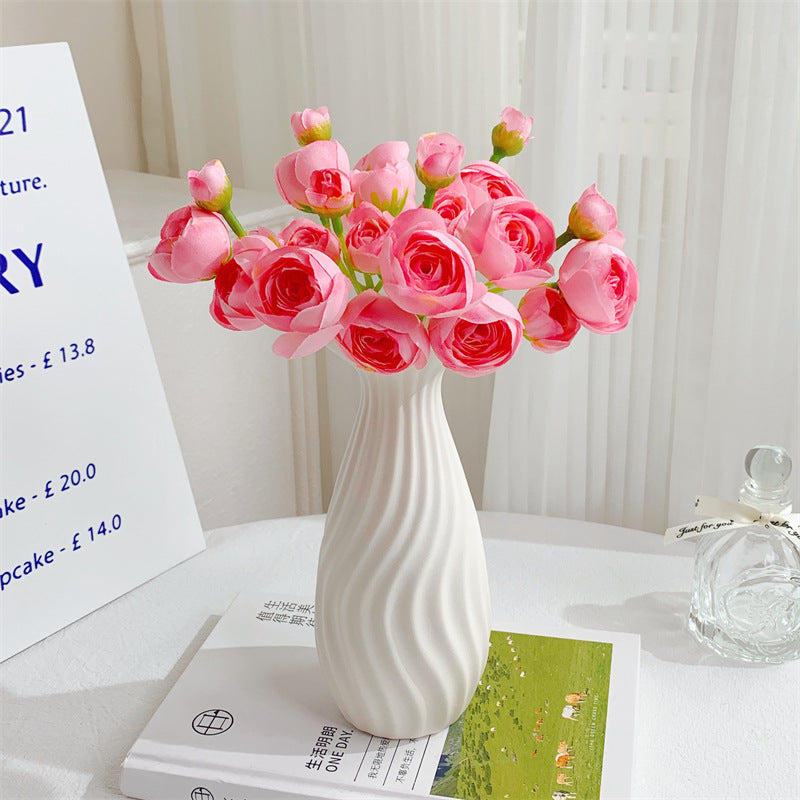 Lifelike Pink Rose Bouquet
