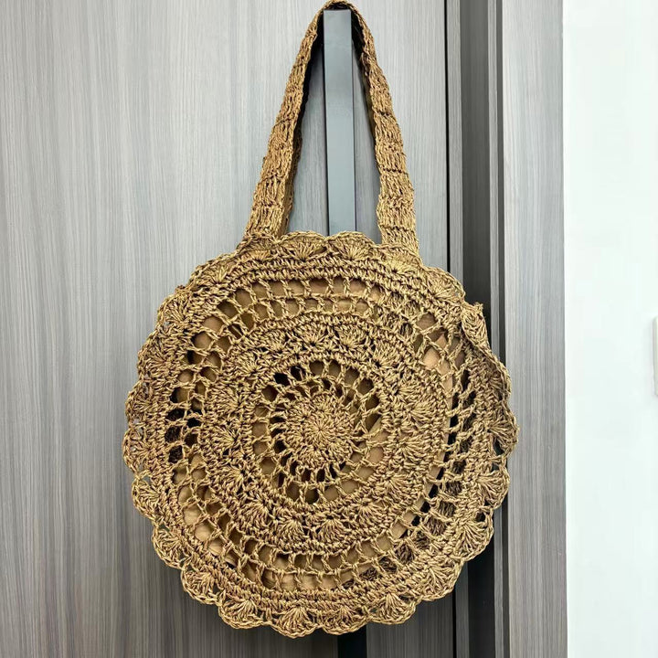 Round crocheted tote bag Stornfield
