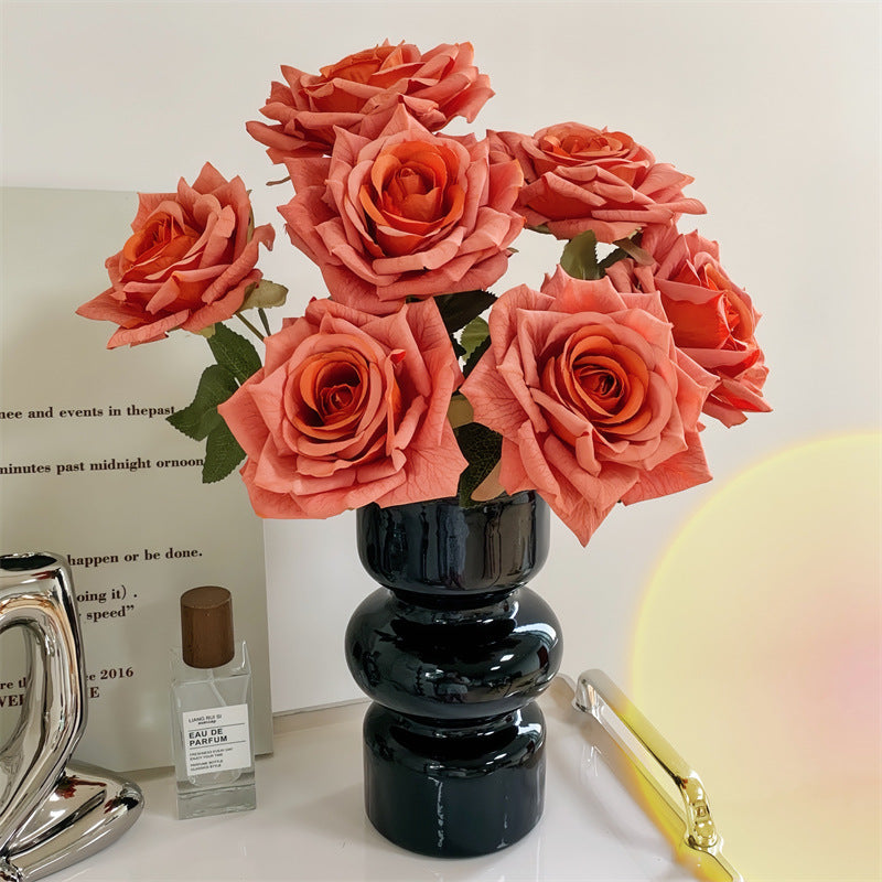 Faux Rose Flower Arrangement