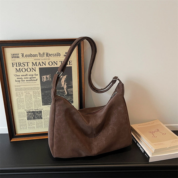WoSoft Textured Faux Leather Hobo Bag Stornfield