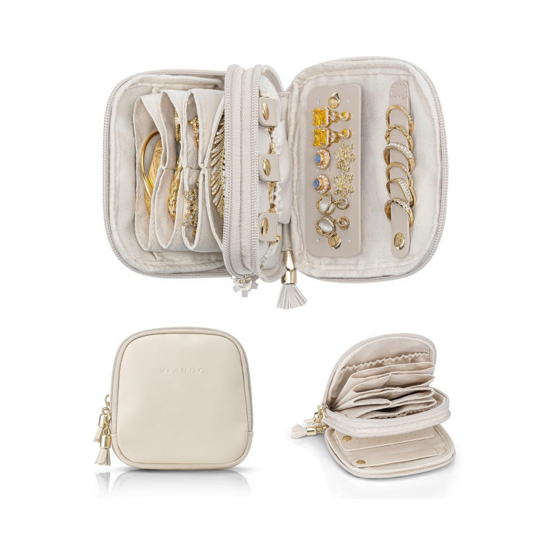 Elegant jewelry organizer with multiple compartments Stornfield
