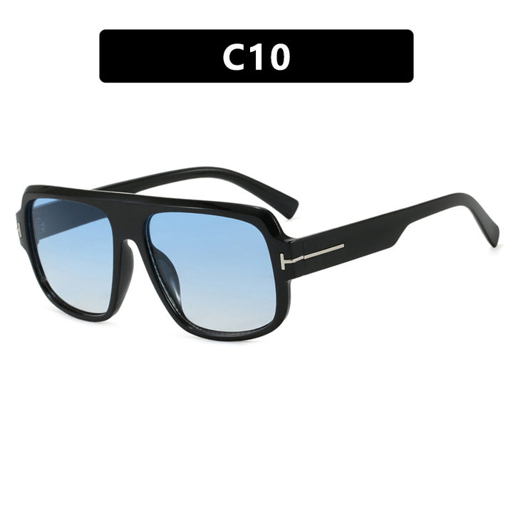 Women’s fashionable square sunglasses with trendy tortoiseshell pattern Stornfield