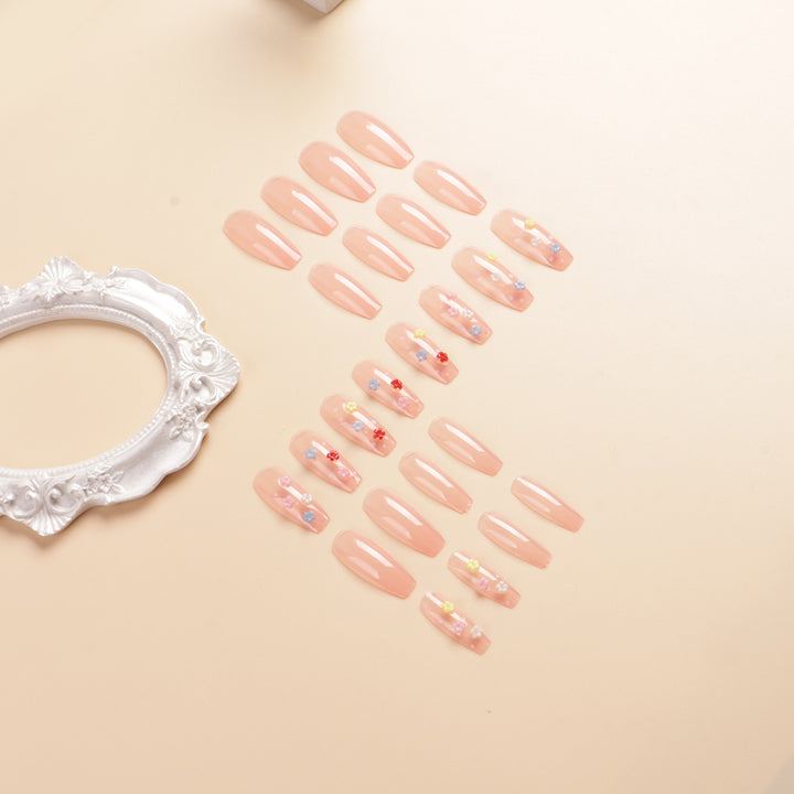 Floral Design Press-On Nail Set Stornfield