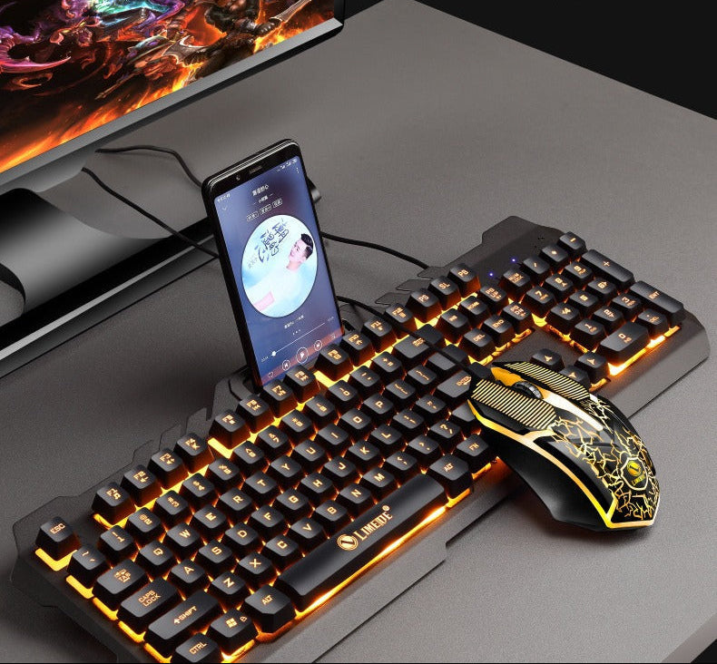 Mechanical Gaming Keyboard and High-Performance RGB Mouse Combo Stornfield