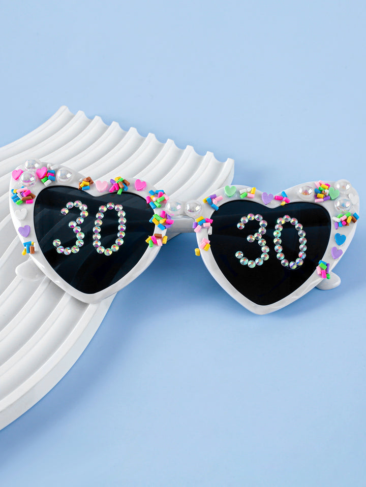 Decorative Celebration Heart-Shaped Sunglasses Stornfield