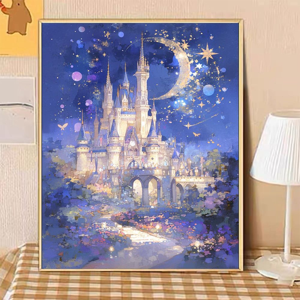 Enchanted Castle Landscape Canvas Art Stornfield