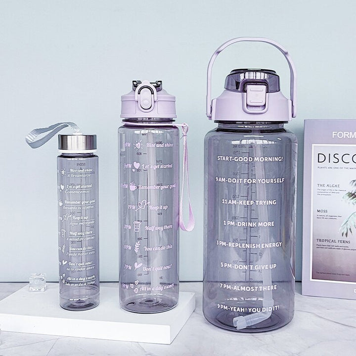 Women's Water Bottle with Motivational Print Stornfield