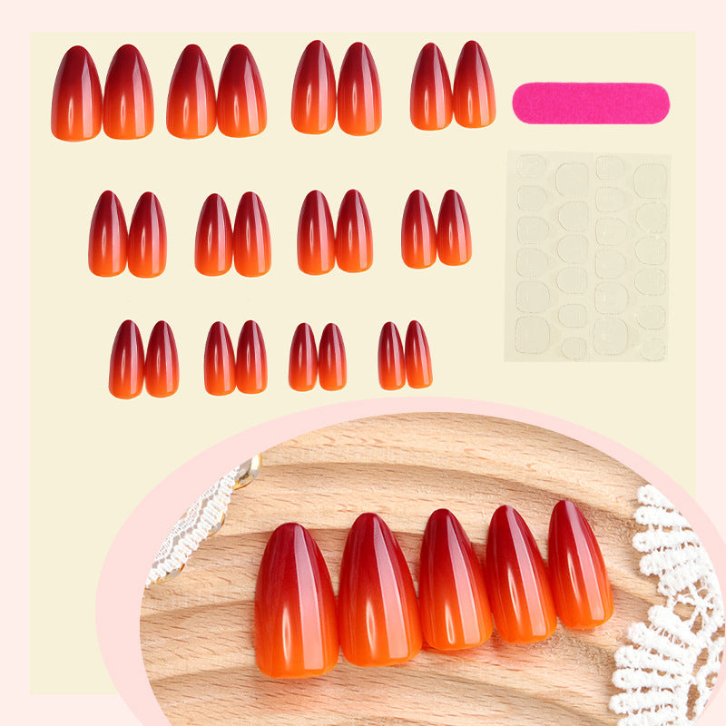 Artificial Nail Set with Ombre Effect Stornfield
