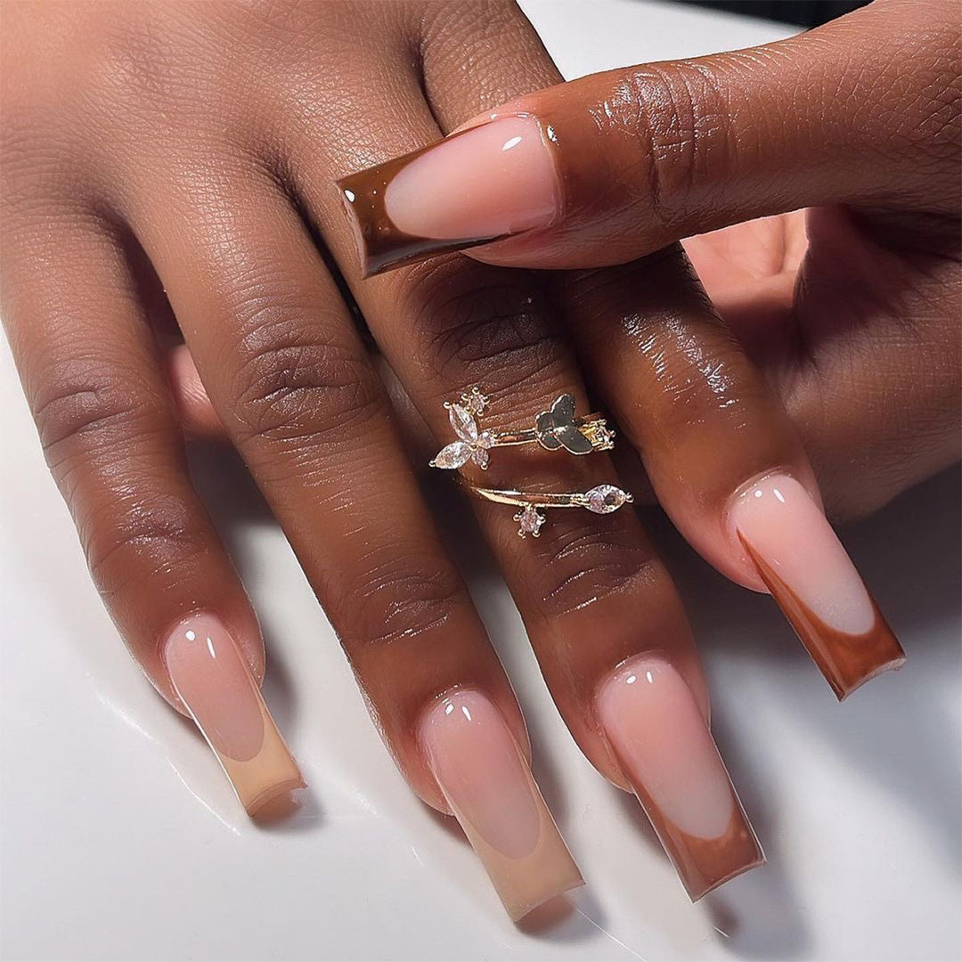 Trendy Art Nails with Elegant Gradient Stornfield