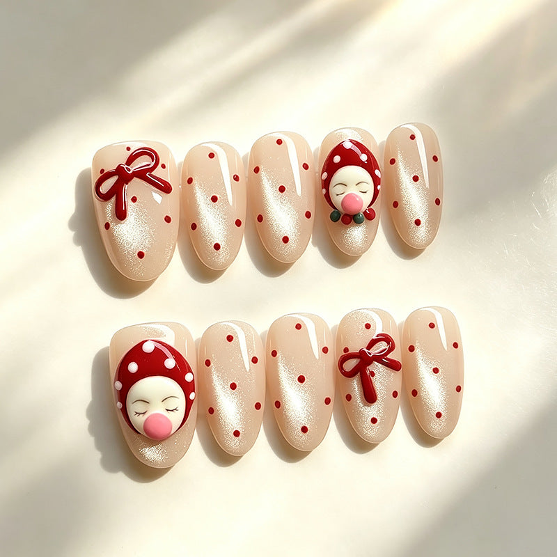 Festive Themed Press-On Nail Decor Stornfield