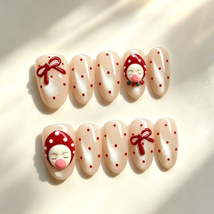 Festive Themed Press-On Nail Decor Stornfield