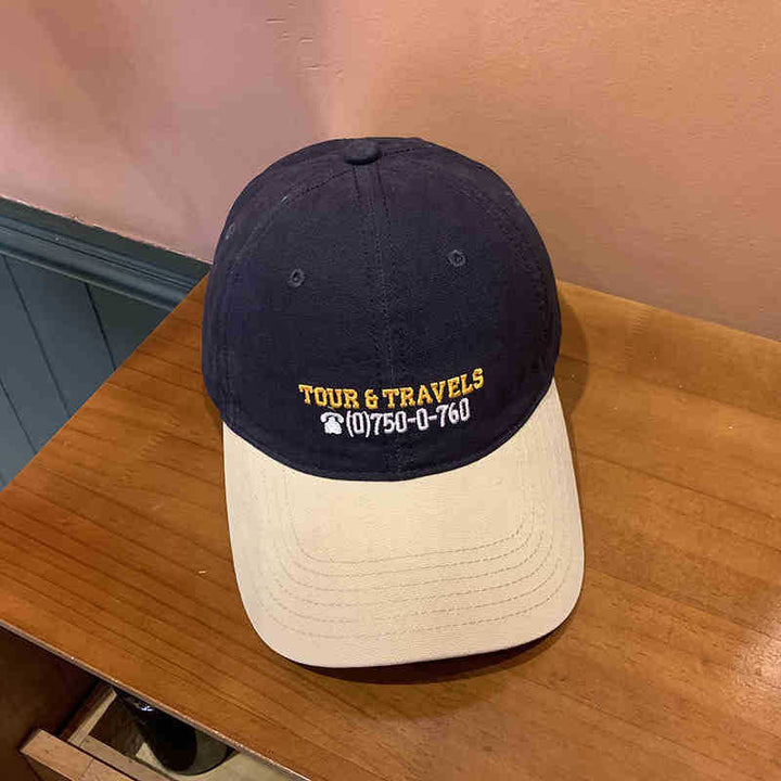 Men's Casual Travel-Themed Baseball Cap Stornfield