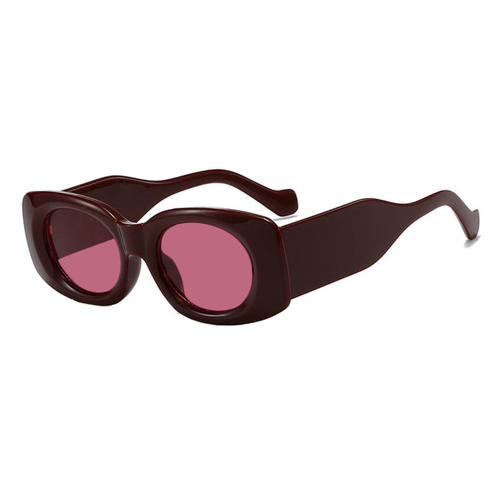 Ladies futuristic sunglasses in elegant square design Stornfield
