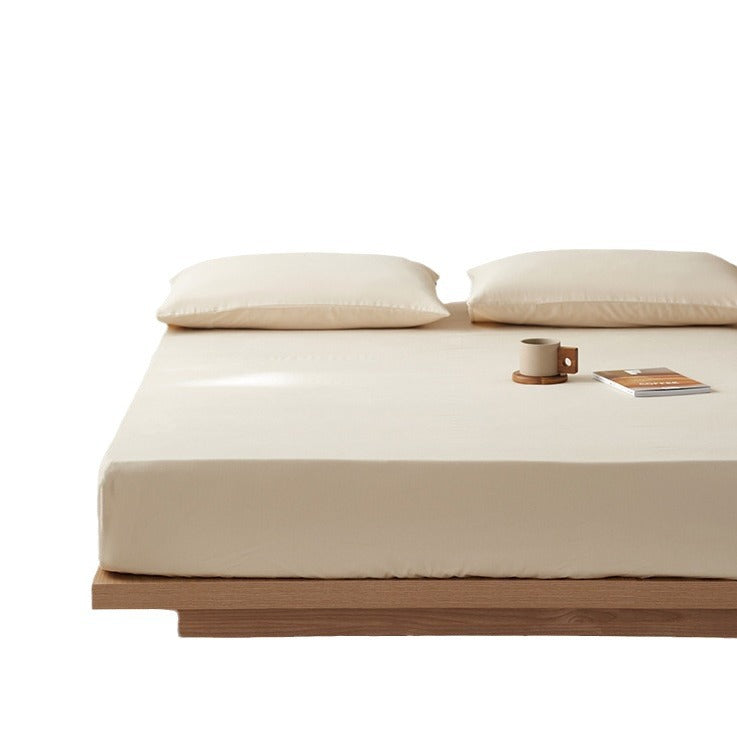 Bed sheet set made of combed cotton with extra-deep fitted sheet and pillowcases