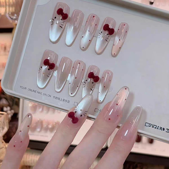 Artificial nails with elegant ombre look Stornfield