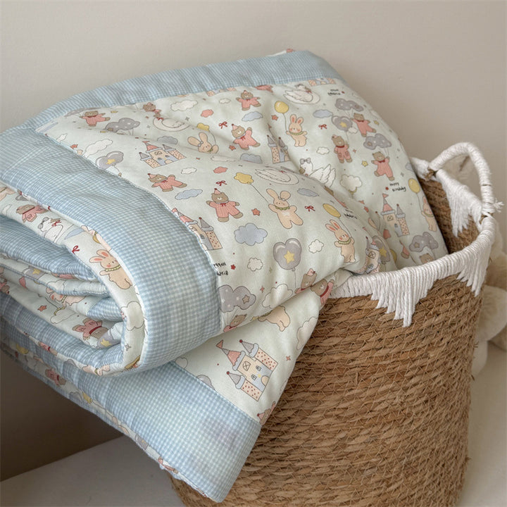 Women’s children's duvet with playful doll pattern Stornfield