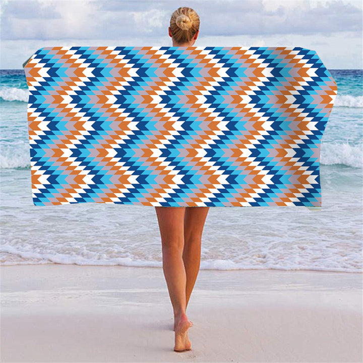 Beach towel with creative dollar design Stornfield