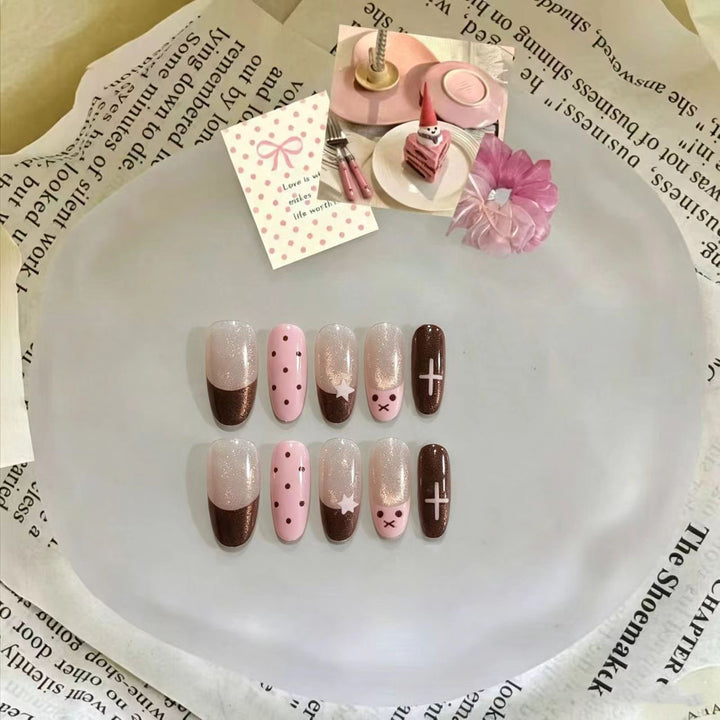 Creative Press-On Nail Set Stornfield