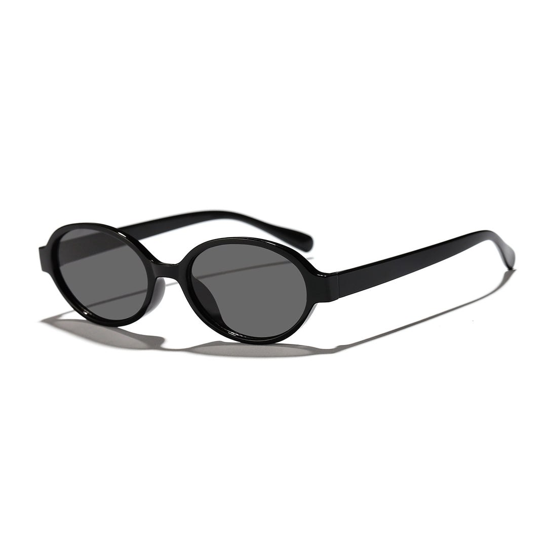 Women's fashionable oval sunglasses with animal pattern Stornfield