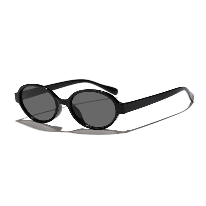 Women's fashionable oval sunglasses with animal pattern Stornfield
