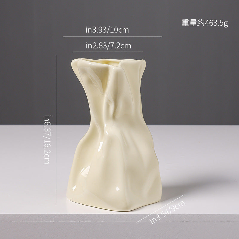 Abstract Ceramic Flower Vase