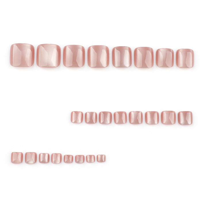 Artful toenail art with elegant mother-of-pearl finish Stornfield